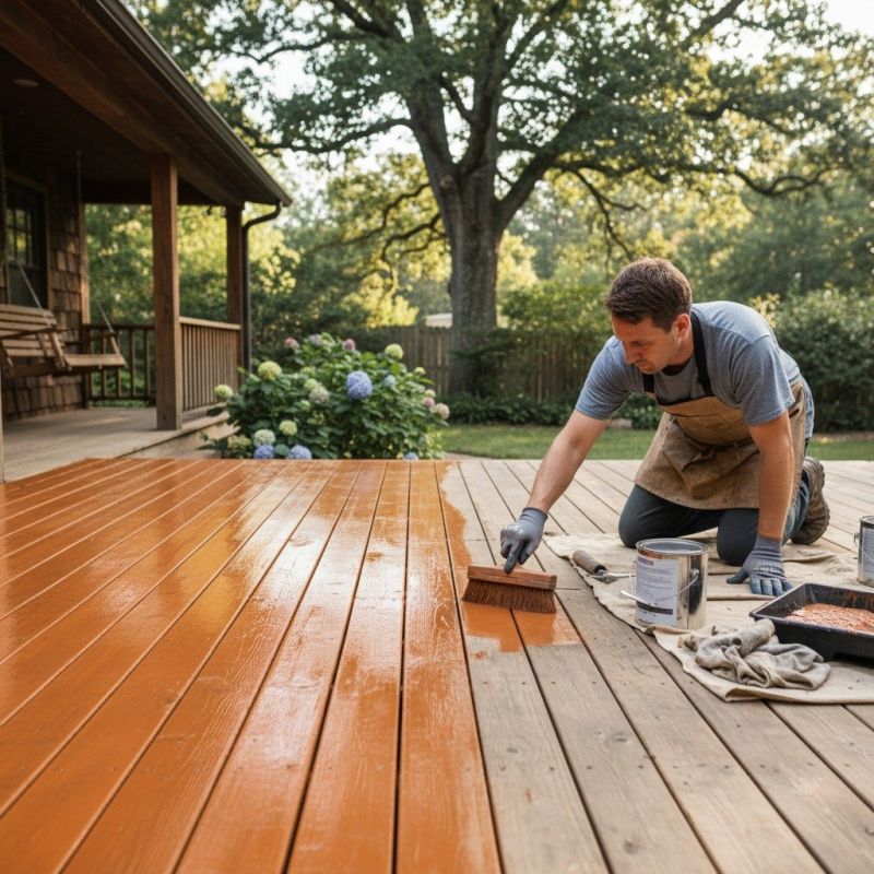 Fence, Deck, Or Porch Painting And Staining For Long-Term Durability